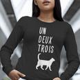 Un Deux Trois Cat Shirt French Teacher Women Long Sleeve T-Shirt, funny gift