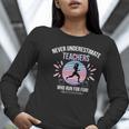 Never Underestimate Teachers Who Runs For Fun Women Long Sleeve T-Shirt, funny gift Never Underestimate Teachers Who Runs For Fun Women Long Sleeve T-Shirt, funny gift
