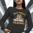 Wild About Reading Tiger For Teachers & Students Women Long Sleeve T-Shirt, funny gift Wild About Reading Tiger For Teachers & Students Women Long Sleeve T-Shirt, funny gift