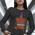 Witchy Halloween Hocus Pocus Everybody Focus Teacher Pumpkin Women Long Sleeve T-Shirt, funny gift Witchy Halloween Hocus Pocus Everybody Focus Teacher Pumpkin Women Long Sleeve T-Shirt, funny gift