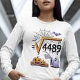4489 Square Root 67 Math Teacher Halloween Costume Professor Women Long Sleeve T-Shirt, funny gift 4489 Square Root 67 Math Teacher Halloween Costume Professor Women Long Sleeve T-Shirt, funny gift
