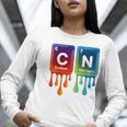 6 7 Science Chemistry Teacher Periodic Table Meme Tee Women Long Sleeve T-Shirt, Science Teacher Shirts, funny gift