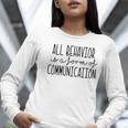 All Behavior Is A Form Of Communication SPED Teacher Autism Men Women Women Long Sleeve T-Shirt, funny gift All Behavior Is A Form Of Communication SPED Teacher Autism Men Women Women Long Sleeve T-Shirt, funny gift