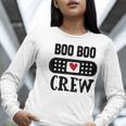 Boo Boo Crew First Aid School Nurse Day Care Teacher Women Long Sleeve T-Shirt, funny gift