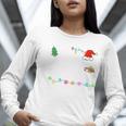 Is It Christmas Break Yet Teacher Xmas Light Santa Hat Women Long Sleeve T-Shirt, funny gift Is It Christmas Break Yet Teacher Xmas Light Santa Hat Women Long Sleeve T-Shirt, funny gift