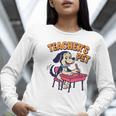 Cute Elementary School Student Dog Teacher's Pet Women Long Sleeve T-Shirt, funny gift