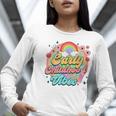 Daycare Teacher Daycare Provider Early Childhood Vibes Women Long Sleeve T-Shirt, funny gift Daycare Teacher Daycare Provider Early Childhood Vibes Women Long Sleeve T-Shirt, funny gift