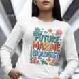 Future Marine Biologist Student Biology Teacher Kids Women Long Sleeve T-Shirt, Future Teacher Shirts, funny gift