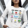 God Says Im Teacher Christian Back To School Religious Women Long Sleeve T-Shirt, funny gift God Says Im Teacher Christian Back To School Religious Women Long Sleeve T-Shirt, funny gift