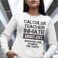 Halloween Calculus Teacher Prisoner Costume Women Long Sleeve T-Shirt, funny gift Halloween Calculus Teacher Prisoner Costume Women Long Sleeve T-Shirt, funny gift