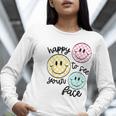 Happy To See Your Face Smile Face Teacher Back To School Women Long Sleeve T-Shirt, funny gift Happy To See Your Face Smile Face Teacher Back To School Women Long Sleeve T-Shirt, funny gift