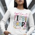 Hello First Grade Teacher Coquette Pencil Bow Back To School Women Long Sleeve T-Shirt, First Grade Teacher Shirts, funny gift Hello First Grade Teacher Coquette Pencil Bow Back To School Women Long Sleeve T-Shirt, First Grade Teacher Shirts, funny gift