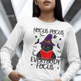 Hocus Pocus Everybody Focus Halloween Teacher For Men Women Women Long Sleeve T-Shirt, funny gift
