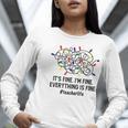 It's Fine I'm Fine Christmas Lights Teacher Xmas Women Long Sleeve T-Shirt, funny gift It's Fine I'm Fine Christmas Lights Teacher Xmas Women Long Sleeve T-Shirt, funny gift