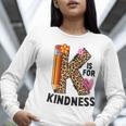 K Is For Kindness Unity Day Teacher Kids Women Long Sleeve T-Shirt, funny gift K Is For Kindness Unity Day Teacher Kids Women Long Sleeve T-Shirt, funny gift