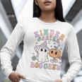 Kindergarten Boo Crew Halloween Floral Ghost Kinder Teacher Women Long Sleeve T-Shirt, funny gift Kindergarten Boo Crew Halloween Floral Ghost Kinder Teacher Women Long Sleeve T-Shirt, funny gift