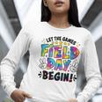 Let The Games Field Day Begin Tie Dye Adults Teacher Kids Women Long Sleeve T-Shirt, funny gift