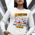 Mad Scientist Halloween Costume Science Teacher Women Long Sleeve T-Shirt, Science Teacher Shirts, funny gift Mad Scientist Halloween Costume Science Teacher Women Long Sleeve T-Shirt, Science Teacher Shirts, funny gift