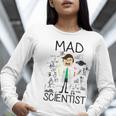 Mad Scientist Shirt Kids Boys Youth Science Teacher Women Long Sleeve T-Shirt, Science Teacher Shirts, funny gift