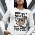 Newtons First Law Physics Jokes Science Teacher Women Long Sleeve T-Shirt, Science Teacher Shirts, funny gift Newtons First Law Physics Jokes Science Teacher Women Long Sleeve T-Shirt, Science Teacher Shirts, funny gift
