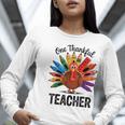 One Thankful Teacher Thanksgiving TurkeyCute Pencil Women Long Sleeve T-Shirt, funny gift One Thankful Teacher Thanksgiving TurkeyCute Pencil Women Long Sleeve T-Shirt, funny gift