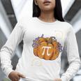 Pi Day Pumpkin Pi Math Teacher Halloween Costume Women Long Sleeve T-Shirt, funny gift Pi Day Pumpkin Pi Math Teacher Halloween Costume Women Long Sleeve T-Shirt, funny gift