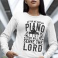 Piano Teacher Pianist Women Long Sleeve T-Shirt, funny gift