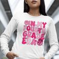 Pink Fourth Grade Era 4th Back To School Grade Teacher Women Long Sleeve T-Shirt, 4th Grade Teacher Shirts, funny gift