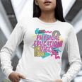 Retro Physical Education Vibes Gym Teacher Phys Ed Teacher Women Long Sleeve T-Shirt, funny gift Retro Physical Education Vibes Gym Teacher Phys Ed Teacher Women Long Sleeve T-Shirt, funny gift