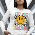 You Got This Retro Smile Motivational Testing Day Teacher Women Long Sleeve T-Shirt, funny gift You Got This Retro Smile Motivational Testing Day Teacher Women Long Sleeve T-Shirt, funny gift