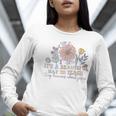 Retro I Teach Tiny Humans About Jesus Christian Teacher Women Long Sleeve T-Shirt, funny gift Retro I Teach Tiny Humans About Jesus Christian Teacher Women Long Sleeve T-Shirt, funny gift