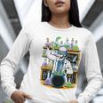 Skeleton Mad Scientist Halloween Costume Science Teacher Women Long Sleeve T-Shirt, Science Teacher Shirts, funny gift Skeleton Mad Scientist Halloween Costume Science Teacher Women Long Sleeve T-Shirt, Science Teacher Shirts, funny gift
