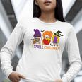 I Smell Children Witch Teacher Halloween Trick Or Teach Women Long Sleeve T-Shirt, funny gift