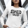 Special Education Squad Camo SPED Teacher Women Long Sleeve T-Shirt, funny gift Special Education Squad Camo SPED Teacher Women Long Sleeve T-Shirt, funny gift