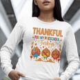 Teach Thanksgiving Teacher Thankful For My Preschool Turkeys Women Long Sleeve T-Shirt, funny gift Teach Thanksgiving Teacher Thankful For My Preschool Turkeys Women Long Sleeve T-Shirt, funny gift