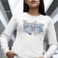 Teacher Blue Chinoiserie Coquette Bow Heart Teacher Life Women Long Sleeve T-Shirt, funny gift Teacher Blue Chinoiserie Coquette Bow Heart Teacher Life Women Long Sleeve T-Shirt, funny gift