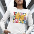 Teacher Pencil Coquette Bow Back To School Teacher Women Long Sleeve T-Shirt, funny gift Teacher Pencil Coquette Bow Back To School Teacher Women Long Sleeve T-Shirt, funny gift