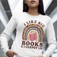 Teacher-TShirt I Like Big Books & I Cannot Lie Reading For Women Women Long Sleeve T-Shirt, funny gift Teacher-TShirt I Like Big Books & I Cannot Lie Reading For Women Women Long Sleeve T-Shirt, funny gift