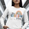 Teacher Of Visually Impaired Braille A Good Day To Learn Women Long Sleeve T-Shirt, funny gift Teacher Of Visually Impaired Braille A Good Day To Learn Women Long Sleeve T-Shirt, funny gift