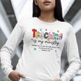 Teaching Is My Ministry God Christian Teacher Back To School Women Long Sleeve T-Shirt, funny gift