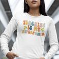 Teaching Is My Superpower Vintage Groovy University Teacher Women Long Sleeve T-Shirt, Groovy Teacher Shirts, funny gift Teaching Is My Superpower Vintage Groovy University Teacher Women Long Sleeve T-Shirt, Groovy Teacher Shirts, funny gift