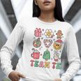 Team TK Teacher Christmas Groovy Smile Face Girl Boy Kid TK Women Long Sleeve T-Shirt, Groovy Teacher Shirts, funny gift Team TK Teacher Christmas Groovy Smile Face Girl Boy Kid TK Women Long Sleeve T-Shirt, Groovy Teacher Shirts, funny gift