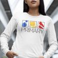 Women Art Teacher Back To School Artist Primary Color Theory Women Long Sleeve T-Shirt, funny gift Women Art Teacher Back To School Artist Primary Color Theory Women Long Sleeve T-Shirt, funny gift