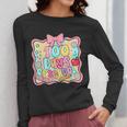 100 Days Of School Preppy 100th Day Of School Teacher Kids Women Long Sleeve T-Shirt, funny design 100 Days Of School Preppy 100th Day Of School Teacher Kids Women Long Sleeve T-Shirt, funny design