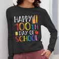 100 Days Of School Teacher And Student Women Long Sleeve T-Shirt, funny design