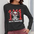 100 Days Smarter 101st Day School Dalmatian Dog Teacher Kids Women Long Sleeve T-Shirt, funny design 100 Days Smarter 101st Day School Dalmatian Dog Teacher Kids Women Long Sleeve T-Shirt, funny design