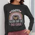 100th Day Of 2nd Grade 100 Days Of School Teacher Women Long Sleeve T-Shirt, 2nd Grade Teacher Gifts, funny design 100th Day Of 2nd Grade 100 Days Of School Teacher Women Long Sleeve T-Shirt, 2nd Grade Teacher Gifts, funny design