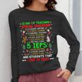 12 Days Of Teaching Special Education IEPS SPED Teacher Xmas Women Long Sleeve T-Shirt, funny design