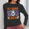 1st Grade Boo Crew First Grade Teacher Kids Happy Halloween Women Long Sleeve T-Shirt, First Grade Teacher Gifts, funny design