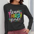 3rd Grade Team Pencil Teacher Student Back To School Girls Women Long Sleeve T-Shirt, funny design